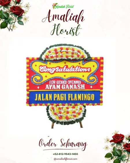 Sewa Papan Bunga Sanja